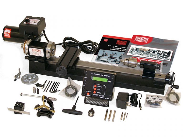 17″ Benchtop Lathe With Dro Package B Sherline Products